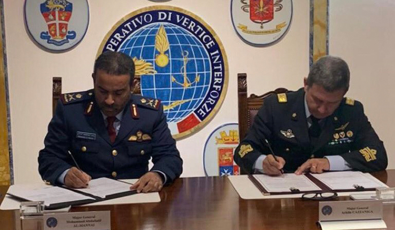 Qatar and Italy sign defence agreement